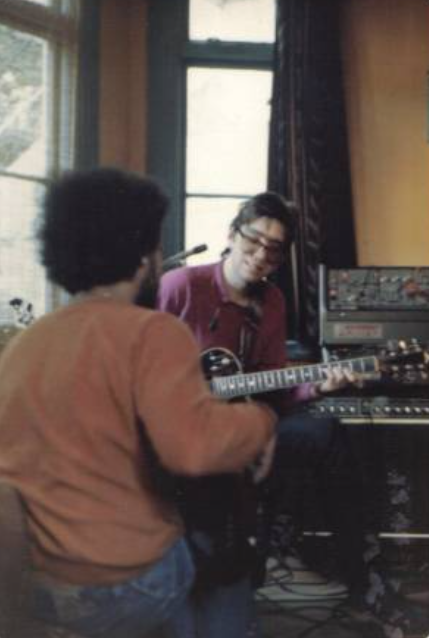 Paul Francis and me with Roland GR-500
